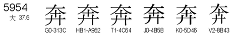 U+5954